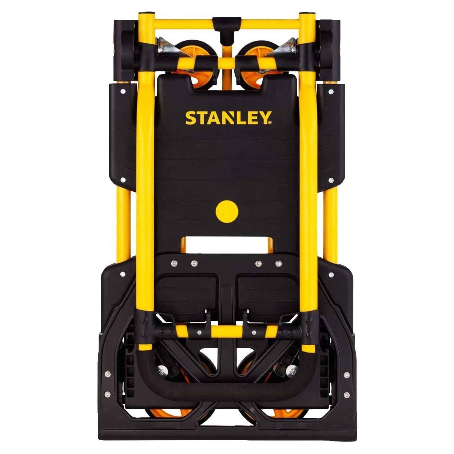 STANLEY 2-in-1 Folding Hand Truck & Utility Cart with Folding Basket