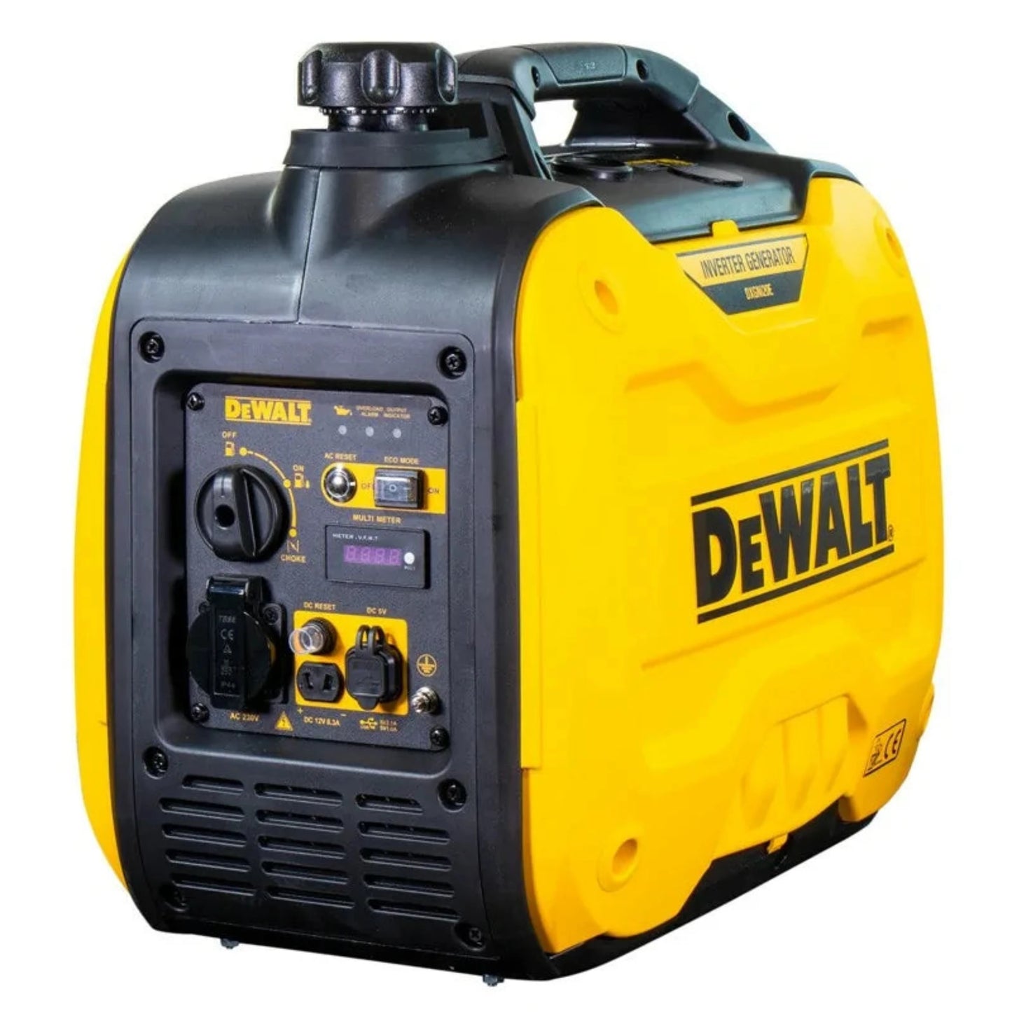 DEWALT Portable Inverter Generator, Silent, Rated Power 1800 Watts, 5L Petrol Tank, 7.5 Hrs Run time - DIY Store