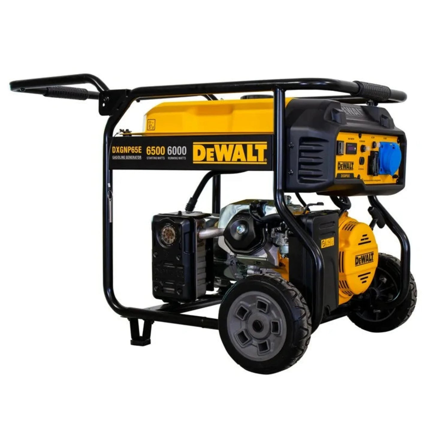 DEWALT Petrol Generator, 6000 Watts Rated Power, 28 L Fuel Tank, Electric Start, 11 Hours Run Time - DIY Store