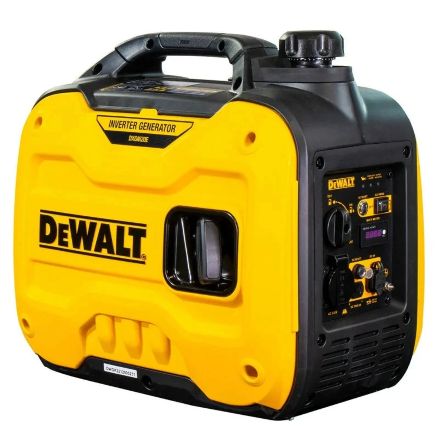 DEWALT Portable Inverter Generator, Silent, Rated Power 1800 Watts, 5L Petrol Tank, 7.5 Hrs Run time - DIY Store