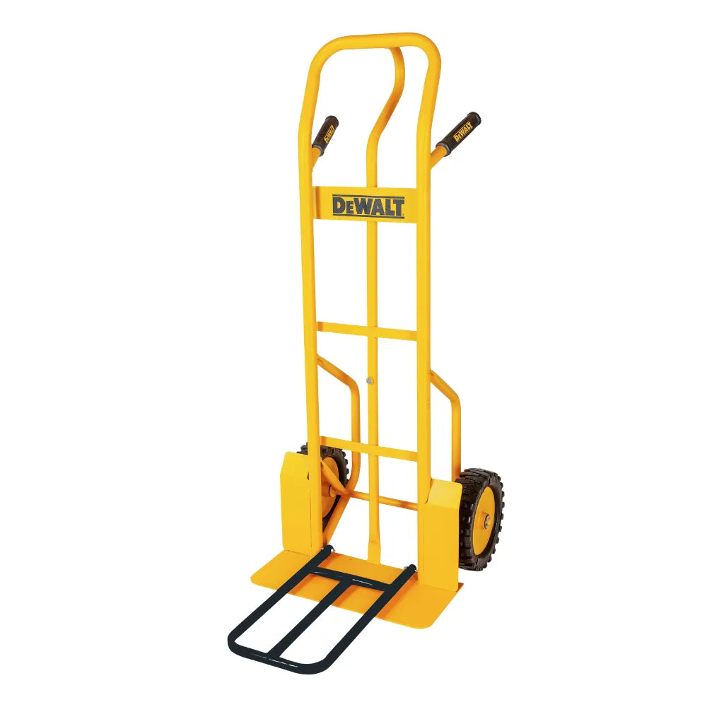 DEWALT Steel Hand Truck - 400Kg Load Capacity with Large Base Plate and PU Wheels - DXWT-500 - DIY Store